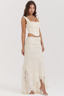 Savina-Corset Lace Dress