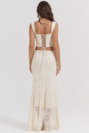 Savina-Corset Lace Dress