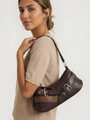 Ivy-Buckle Shoulder Bag
