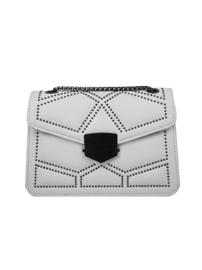 Blair-Geo Studs Bag - Vessita