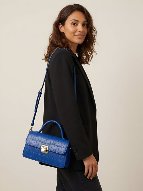 Elina–Timeless Croco Bag - Vessita