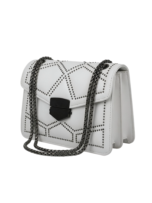 Blair-Geo Studs Bag - Vessita