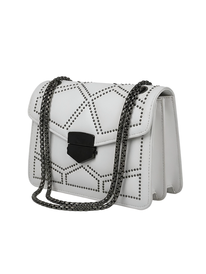 Blair-Geo Studs Bag - Vessita