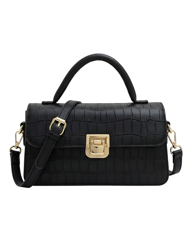 Elina–Timeless Croco Bag - Vessita