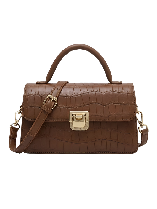 Elina–Timeless Croco Bag - Vessita