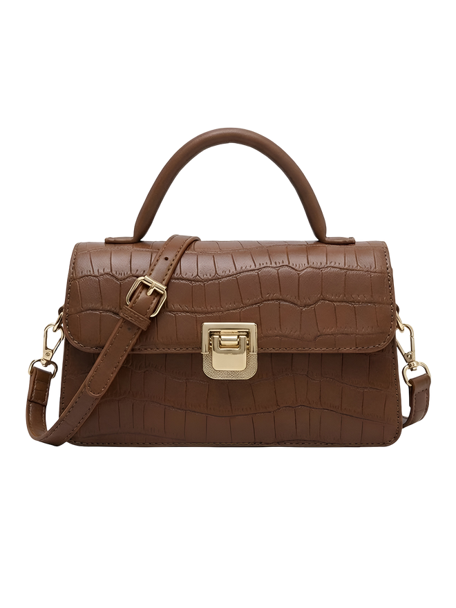 Elina–Timeless Croco Bag - Vessita