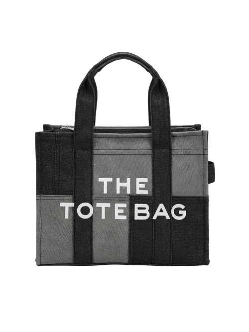 Aria-Denim Tote Bag