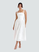 Alina-Elegant Midi Dress